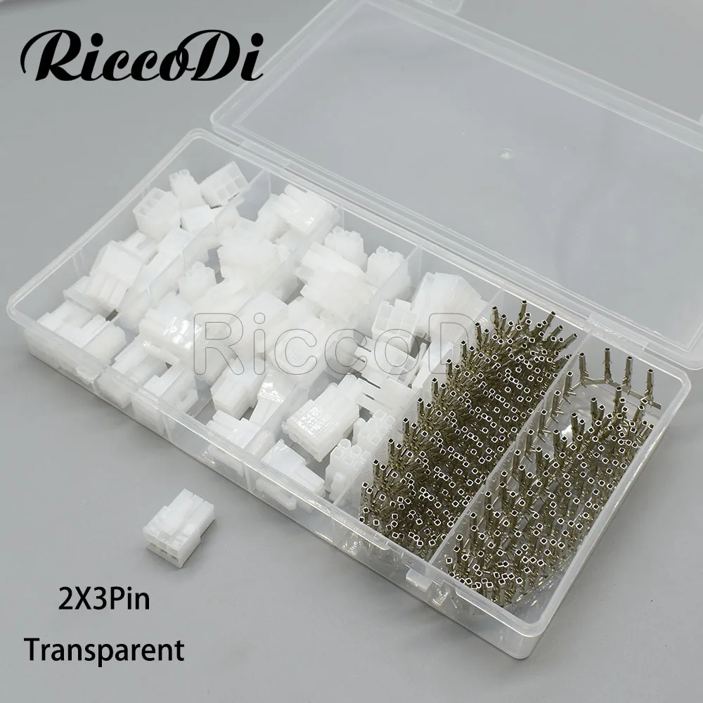 400 шт. 5557 черные красные прозрачные обжимные гнездовые разъемы 8 контактов 6 PCIE EPS