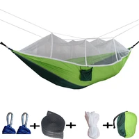 mosquito net hammock outdoor parachute cloth widened indoor dormitory double swing camping garden furniture sets a005