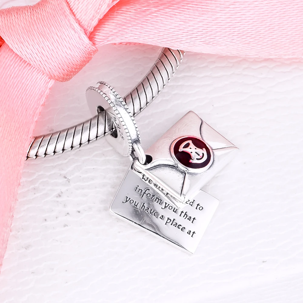 

Beads fits for Necklaces Bracelets 100% 925 Sterling-Silver-Jewelry Acceptance Letter Charms Free Shipping