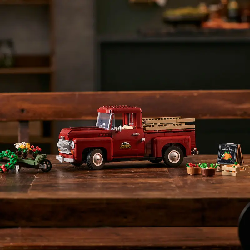 Автопикап модель автомобиля конструктор 10290 в стиле ретро | Игрушки и хобби