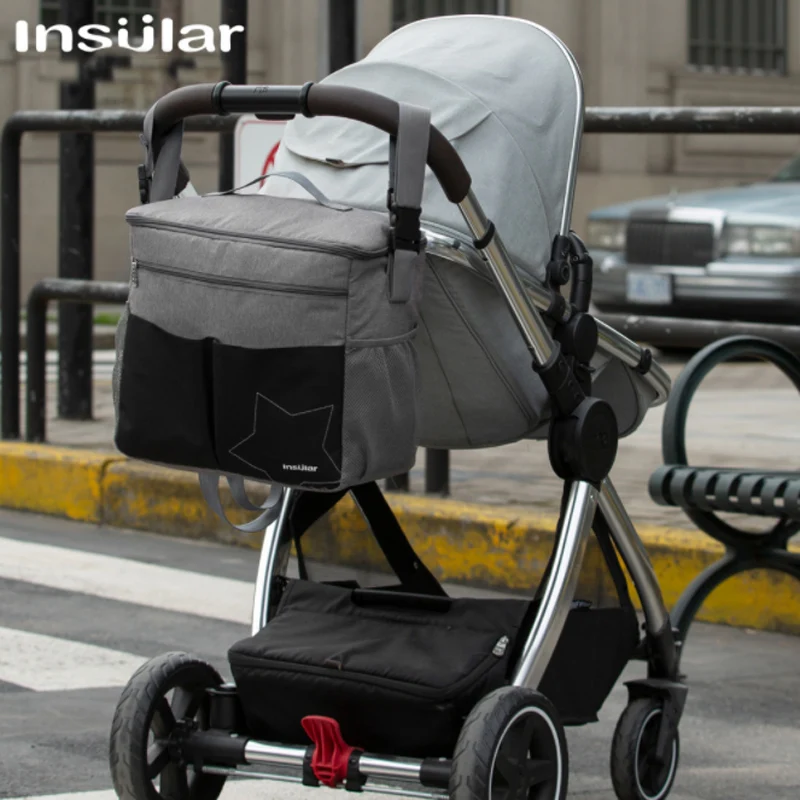 

Waterproof Baby Diaper Bags Large-capacity Mummy Maternity Nursing Bag Portable Stroller Hanging Bags Baby Care Wet Nappy Bag