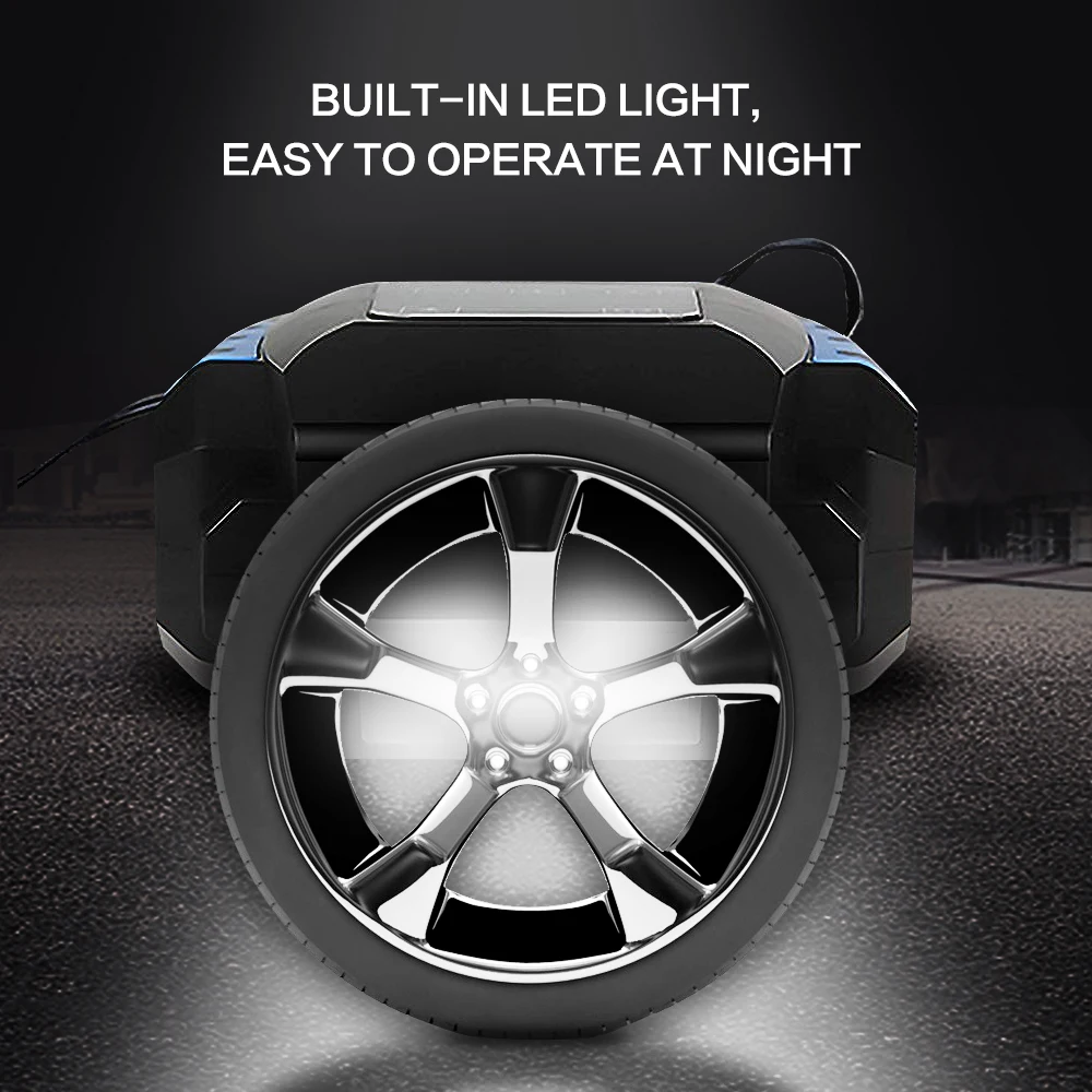 Воздушный компрессор Fineed воздушный насос 12 В автомобильный для шин 150psi 35 л/мин