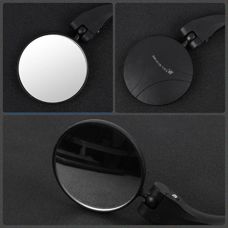 

WEST BIKING Bike Rearview Mirror 360 Rotation Adjustable Wide Angle MTB Road Bike Bicycle Handlebar Mirrors