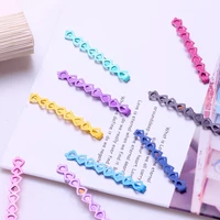 10pcs long hair clips large heart bobby pins for women girls hair accessories tools flat clip hairpin color metal curly barrette