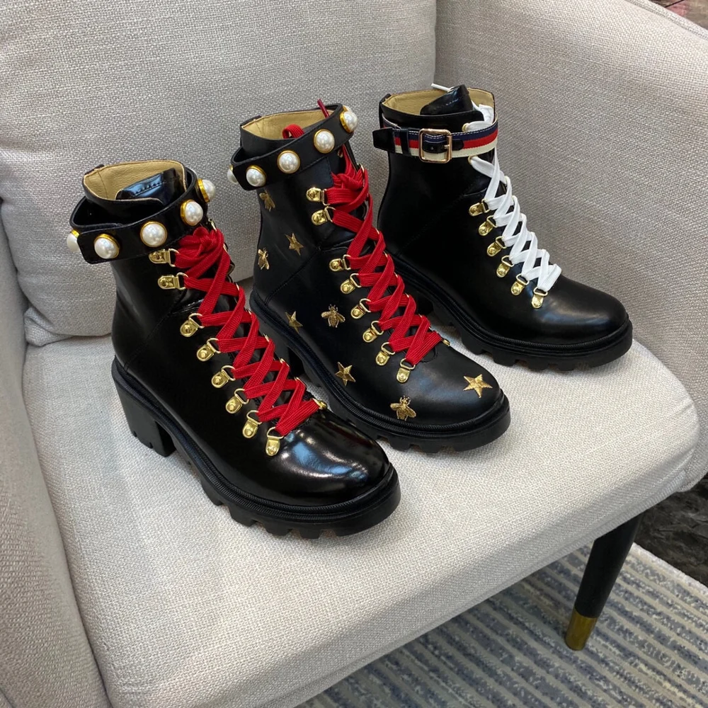 Горячая Распродажа обуви Сезон осень весна Женские зимние ботильоны из