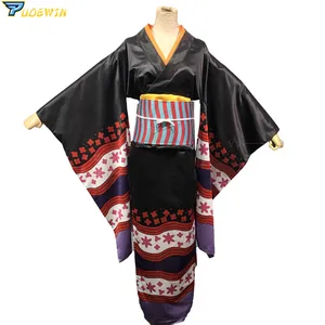 SBluu Косплей Аниме Wano кантри кимоно Нико Робин Косплей Костюм