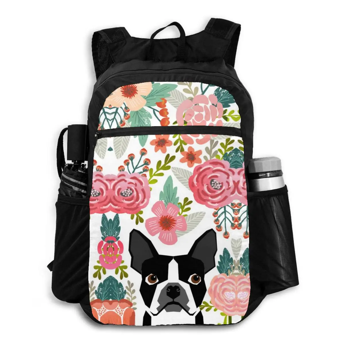 Рюкзак женский модный складной с цветочным рисунком|Мужские рюкзаки| |