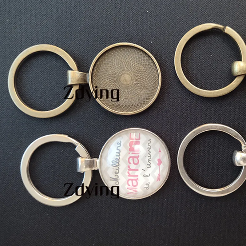 Модный пляжный брелок ручной работы со стеклянным рисунком с кабошоном