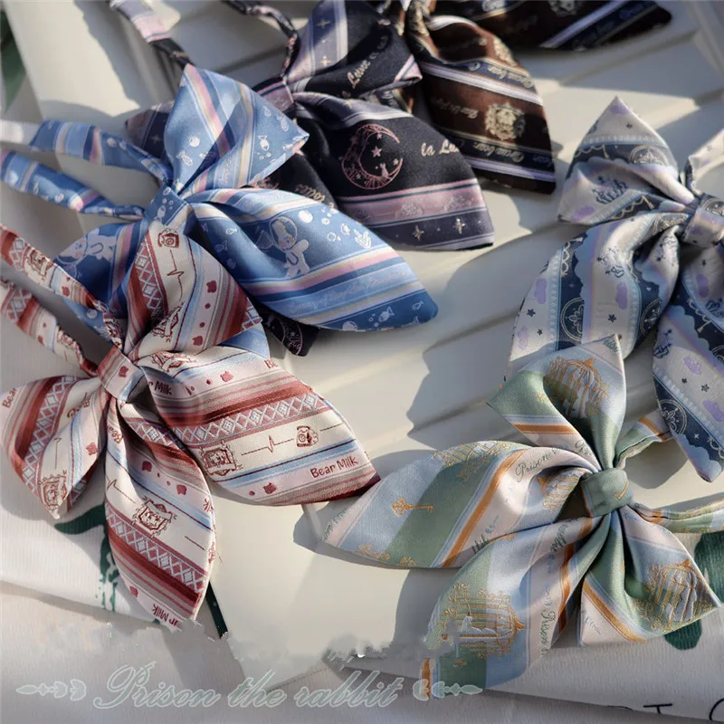 Галстук-бабочка jk форменные аксессуары бант с кроличьими ушками для матросского