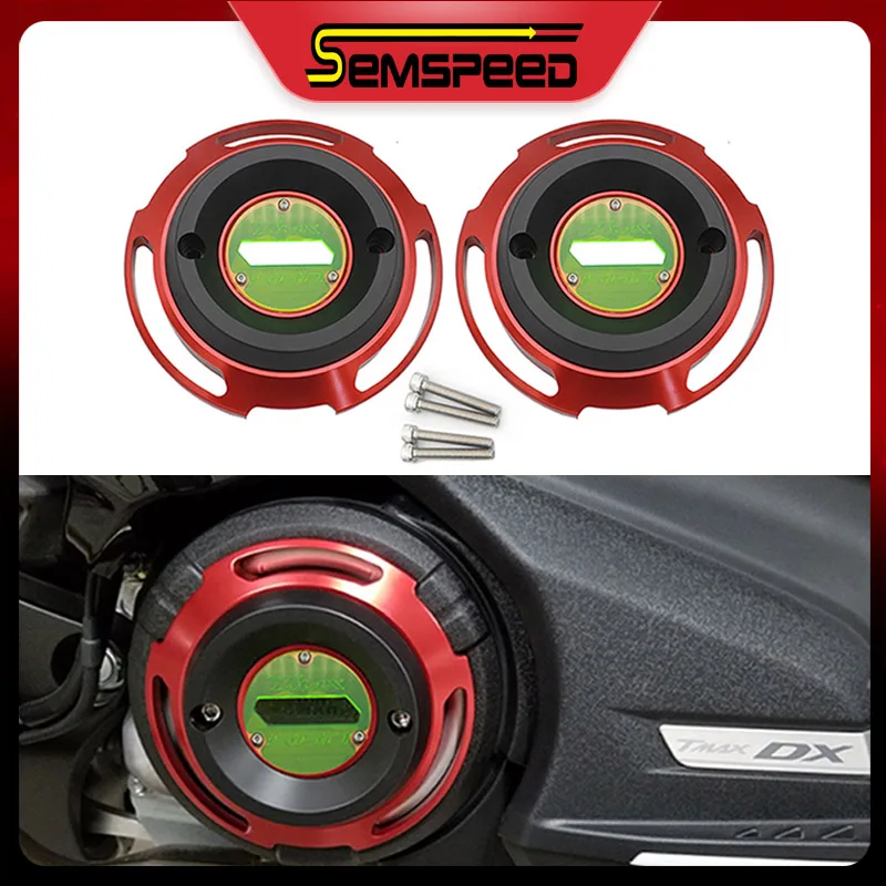 

For Yamaha T-MAX TMAX 560 2020 SEMSPEED Motorcycle CNC Left & Right Side Engine Case Stator Cover Crash Slider Guard Protection