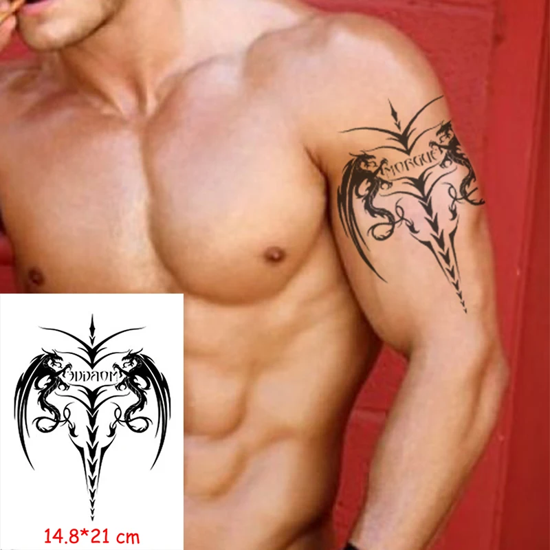 Тату-наклейки временные руль якорь для женщин и мужчин водостойкое