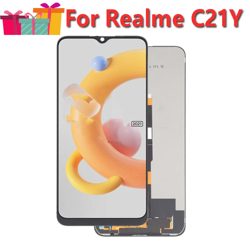 

Original Display Replace 6.5" For Realme C21Y RMX3261 LCD Touch Screen Digitizer Assembly Parts