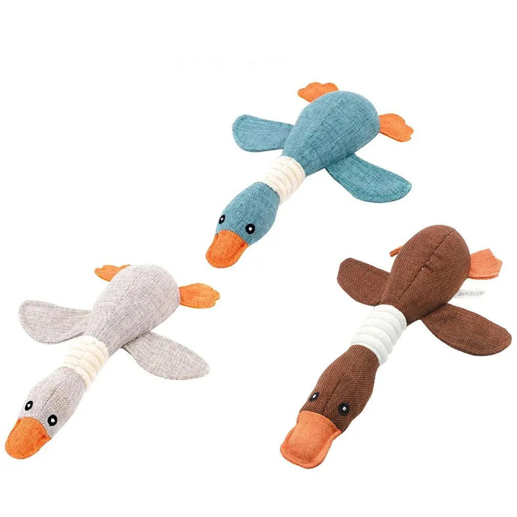 

Dog Squeak Toys Wild Goose Sounds Toy Cleaning Teeth Puppy Dogs Chew Supplies Training Supplies Dog Educational Plush Toys