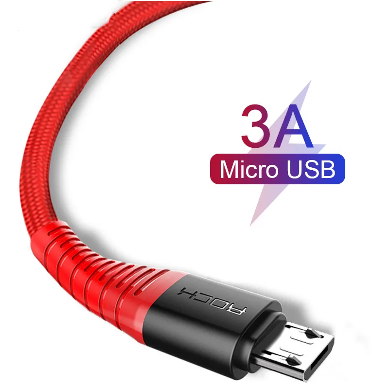 Прочный Micro USB кабель 3A нейлон Быстрая зарядка кабель для передачи данных для samsung Xiaomi huawei LG Android Мобильный USB кабель 120 см высокопрочный