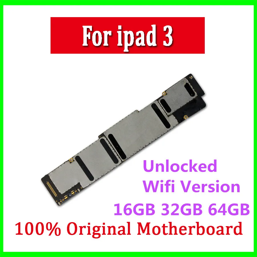 Motherboard For iPad 3 Wifi Version Logic Board Ipad With Full Chips Good Working 16GB 32GB 64GB |