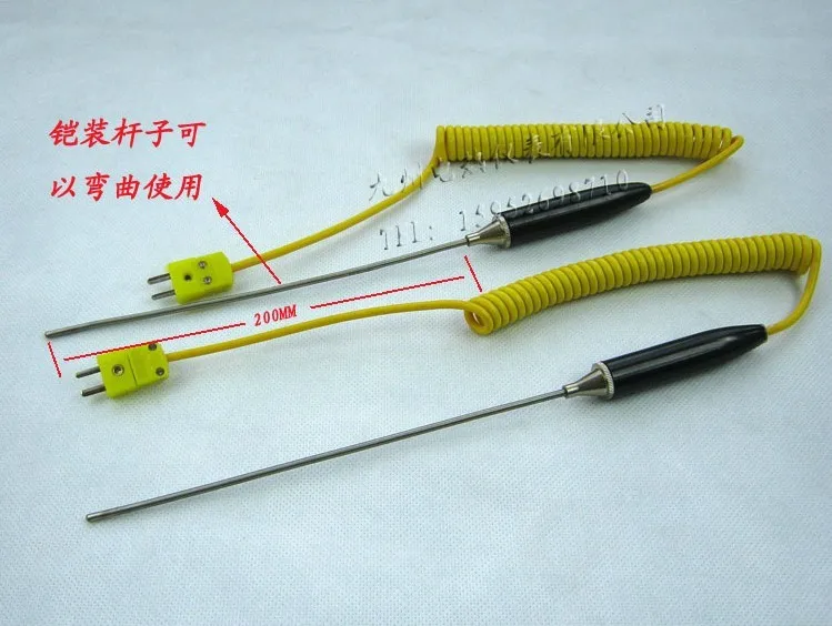 

Imported K-type armored thermocouple / hand-held thermometer probe / temperature sensor / WRNK-187/104M