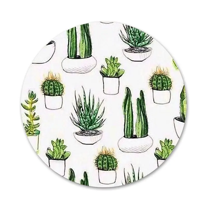 Кактус листья растений значок брошь заколка аксессуары для одежды рюкзак