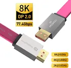 Moshou 8K DisplayPort 2,0 кабель 8K @ 60HZ 4K @ 144HZ120HZ 2K @ 165HZ144 hps 77,4 Gbps HDCP 2,2 HBR3 12Bit HDR DP 2,0 1,4 DP to DP кабель
