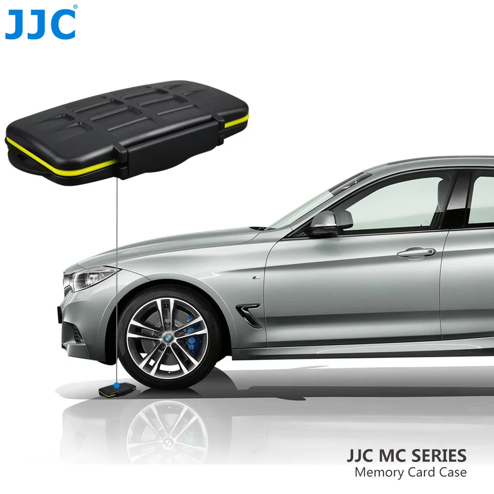 JJC 7 слотов для 3 XQD Чехол карт держатель + 4 SD SDXC SDHC коробка хранения
