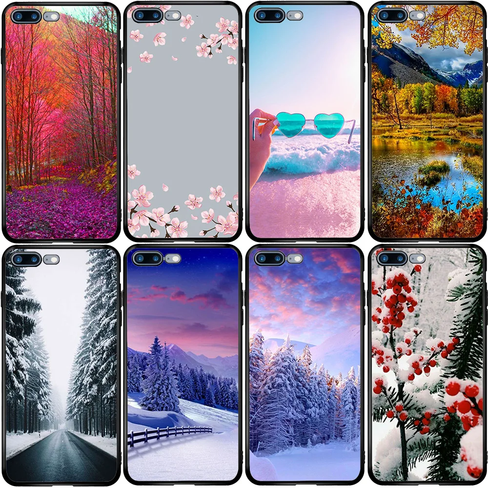 Чехол для Samsung A10 A10E A10S A20 A20S A30 A40 A50 A50S A60 A70 A21S A31 A41 A51 A71 Красивый Весна Лето Осень