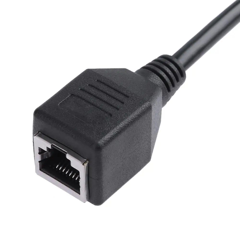 Разветвитель для сетей Ethernet с 1 на 2 разъемами LAN и RJ45 переходник-удлинитель