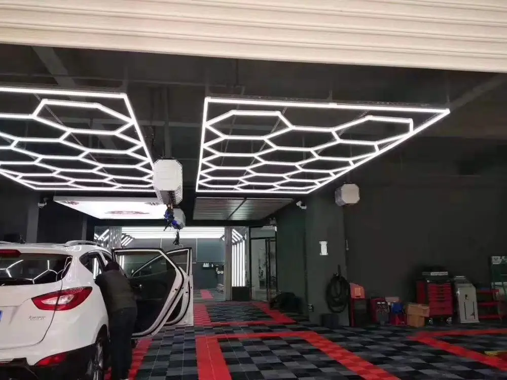 Фабрика вафельная светодиодный светильник для мытья автомобиля ремонтная