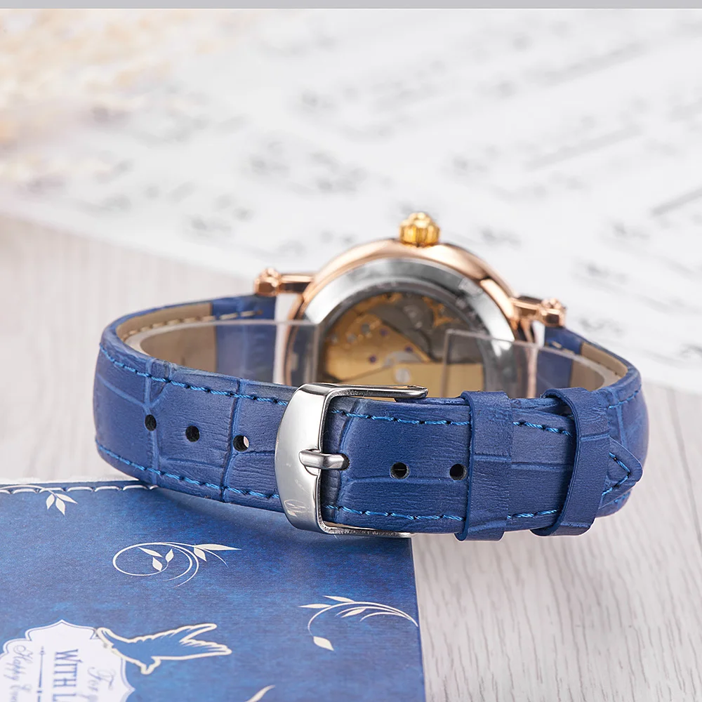 Новое поступление OUYAWEI модные повседневные женские часы самоавтоматические