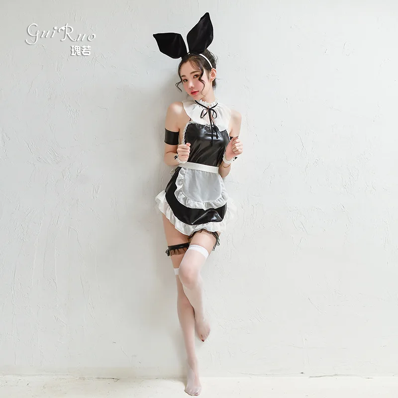 Женский комплект соблазнительный сексуальный кролик девочка Аниме Косплей