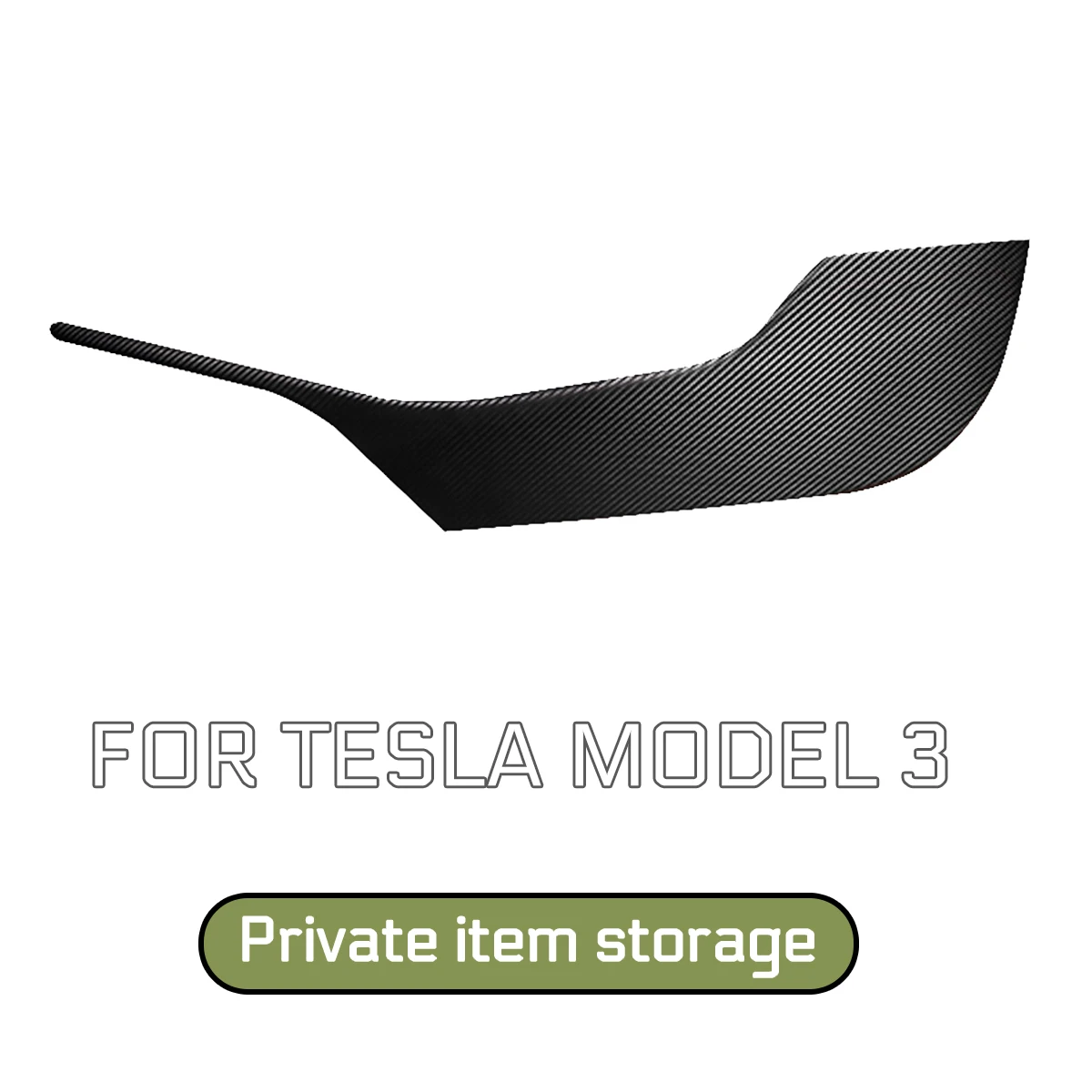 

Car Interior Door Anti Kick Pad Protection Side Edge Film Protector Imitation Carbon Fiber Stickers For Tesla Model 3 2018-2019