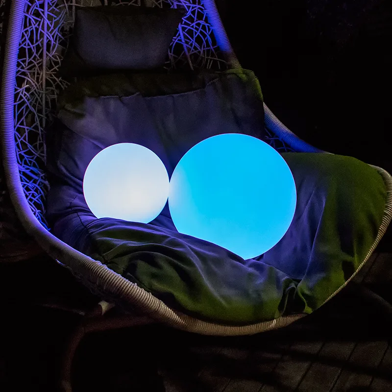 

LED Outdoor Garden Landscape Light Rechargeable Remote Control RGB Waterproof LED Swimming Pool Floating Ball Lawn Lamps