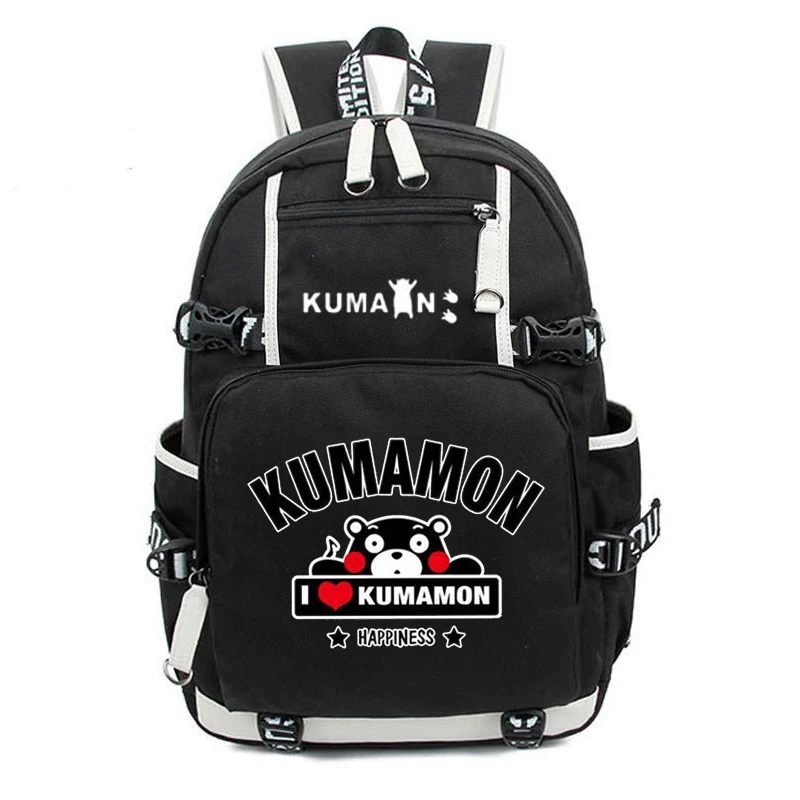 Японские школьные ранцы для косплея Kumamon Kawaii девочек и мальчиков рюкзак
