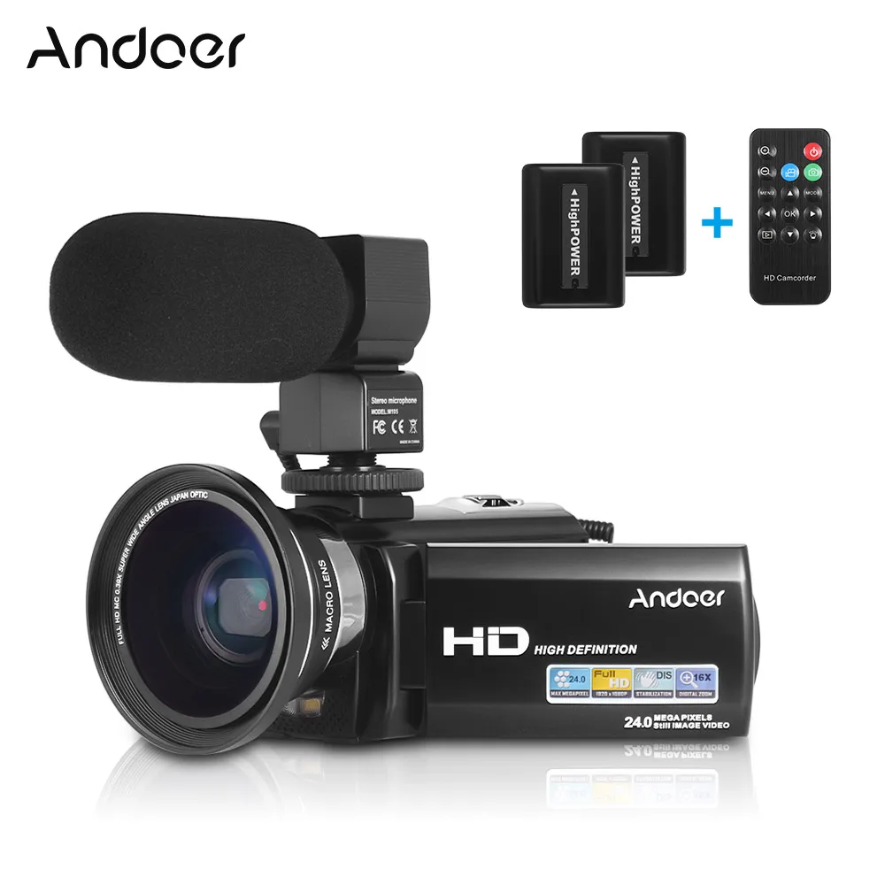 Смартфон Andoer 3 дюйма 1080P FHD 4 МП 16X | Электроника