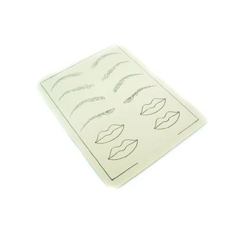 Eyebrows and lips Микроблейдинг тату для бровей, для практики, кожи бровей, косметический Перманентный макияж, для обучения кожи, тату, принадлежности, не нужны чернила - Цвет: Eyebrows and lips