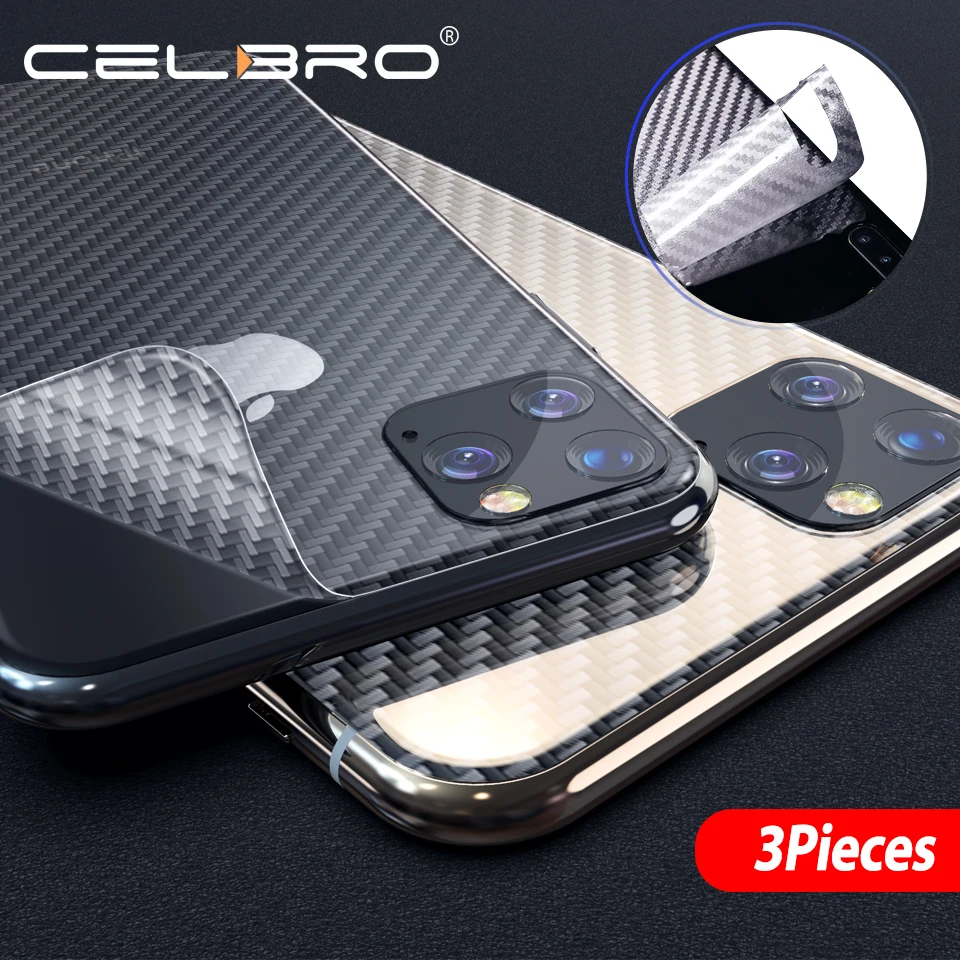 Защитная пленка на заднюю панель для iPhone 11 pro Max, защитная пленка из углеродного волокна, не закаленное стекло для iPhone 11 Pro Max