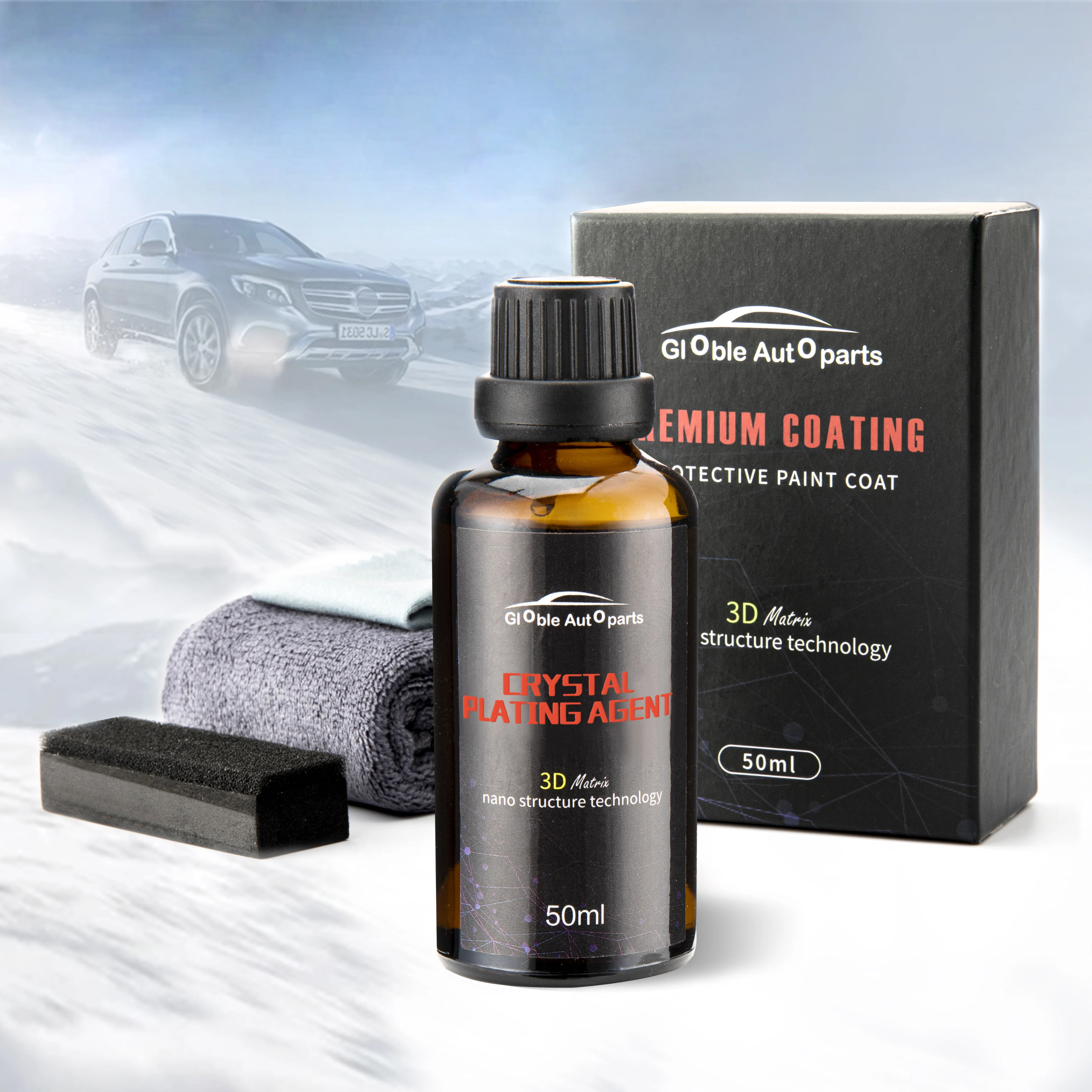 Керамическое покрытие для автомобиля 9H водостойкая гидрофобная нано керамика