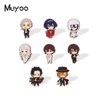 Новинка 2021, булавки для лацканов из аниме бродячие псы, Nakajima atсуши, кахара чуя, Akutagawa Ryunosuke Dazai, ручная работа, эпоксидные акриловые булавки для лацканов