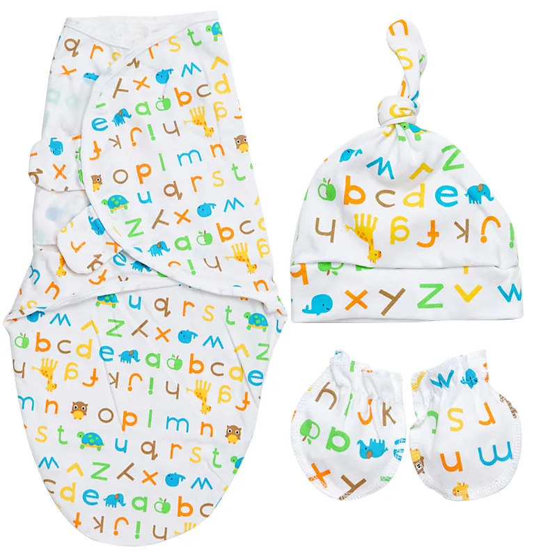 letter size s 3 шт./партия, дропшиппинг, пеленка одеяла для младенцев, пеленка одеяла, конверт для новорожденных, марлевый подгузник, милый спальный мешок, аксессуары для коляски - Цвет: letter size s