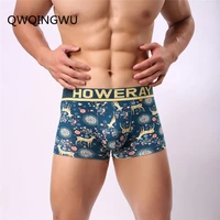 fashion underwear men boxers underpants sexy print mans pants for men cuecas trunk shorts man masculinas calzoncillos boxers