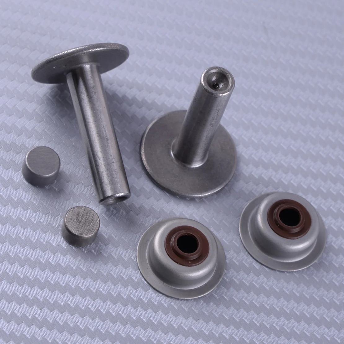 LEATOSK Высококачественная Защитная крышка для вентиля из серебристой стали