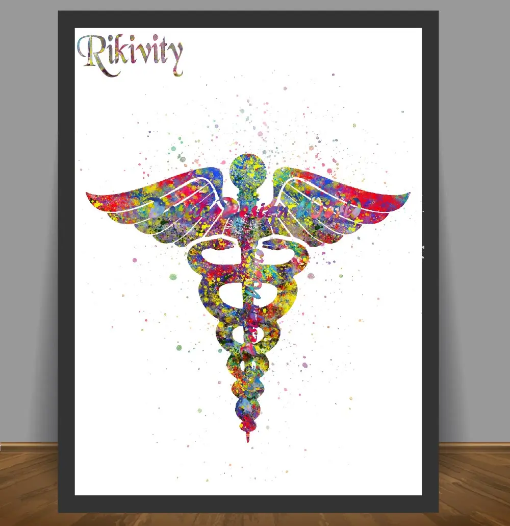 Картина на холсте Rikivity Human анатомический плакат рисунок с изображением знака