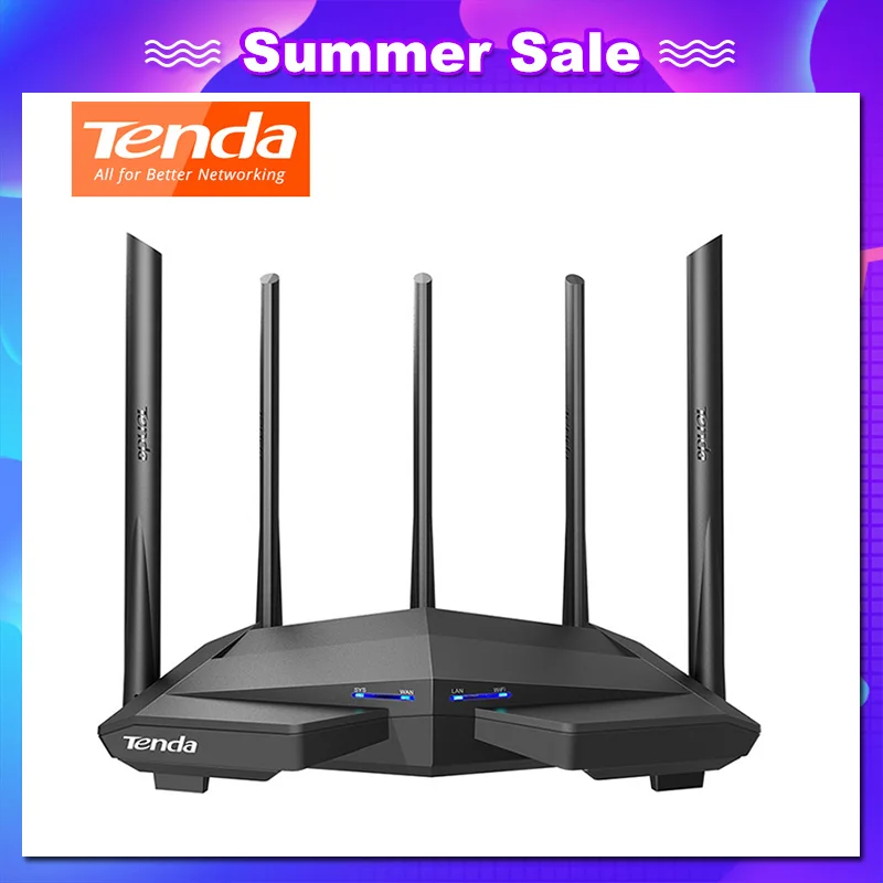 Беспроводной роутер Tenda AC11 гигабитный Wifi маршрутизатор AC1200 двухдиапазонный WIFI