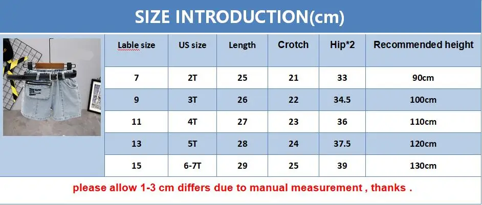 Модный летний комплект для мальчиков мягкий джинсовый комбинезон с карманами