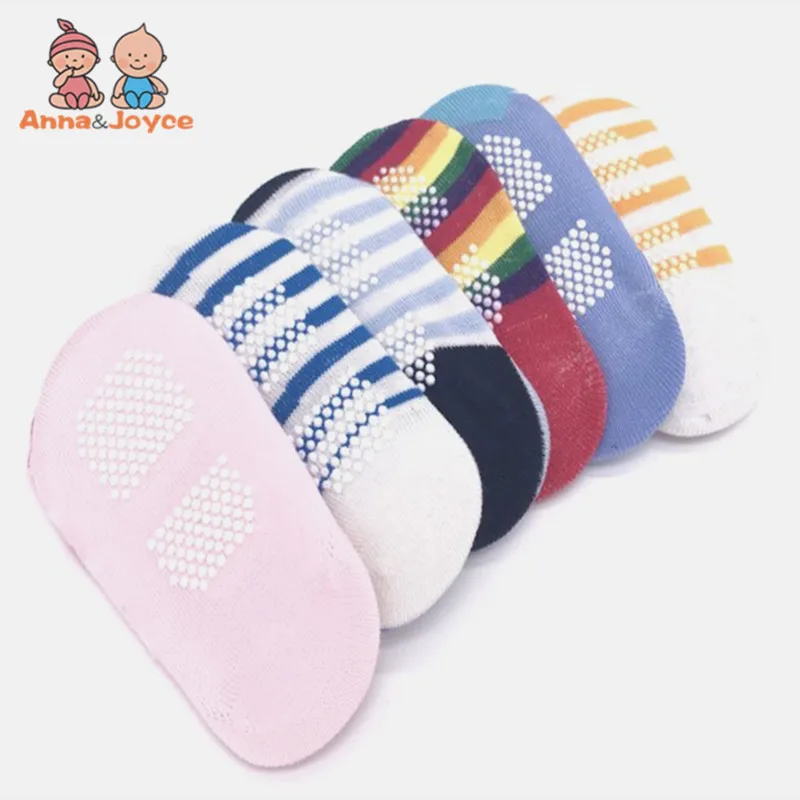 20 пар/лот детские носки хлопковые для мальчиков и девочек мягкие тапочки в