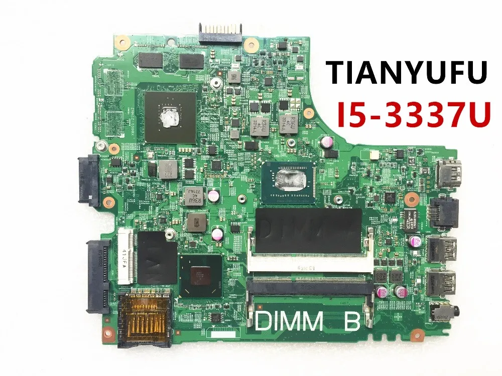 CN-055NJX 055NJX 55NJX 5J8Y4 для dell Inspiron 15R 3421 Материнская плата ноутбука SR0XL I5-3337U 12204-1 Материнская плата протестирована