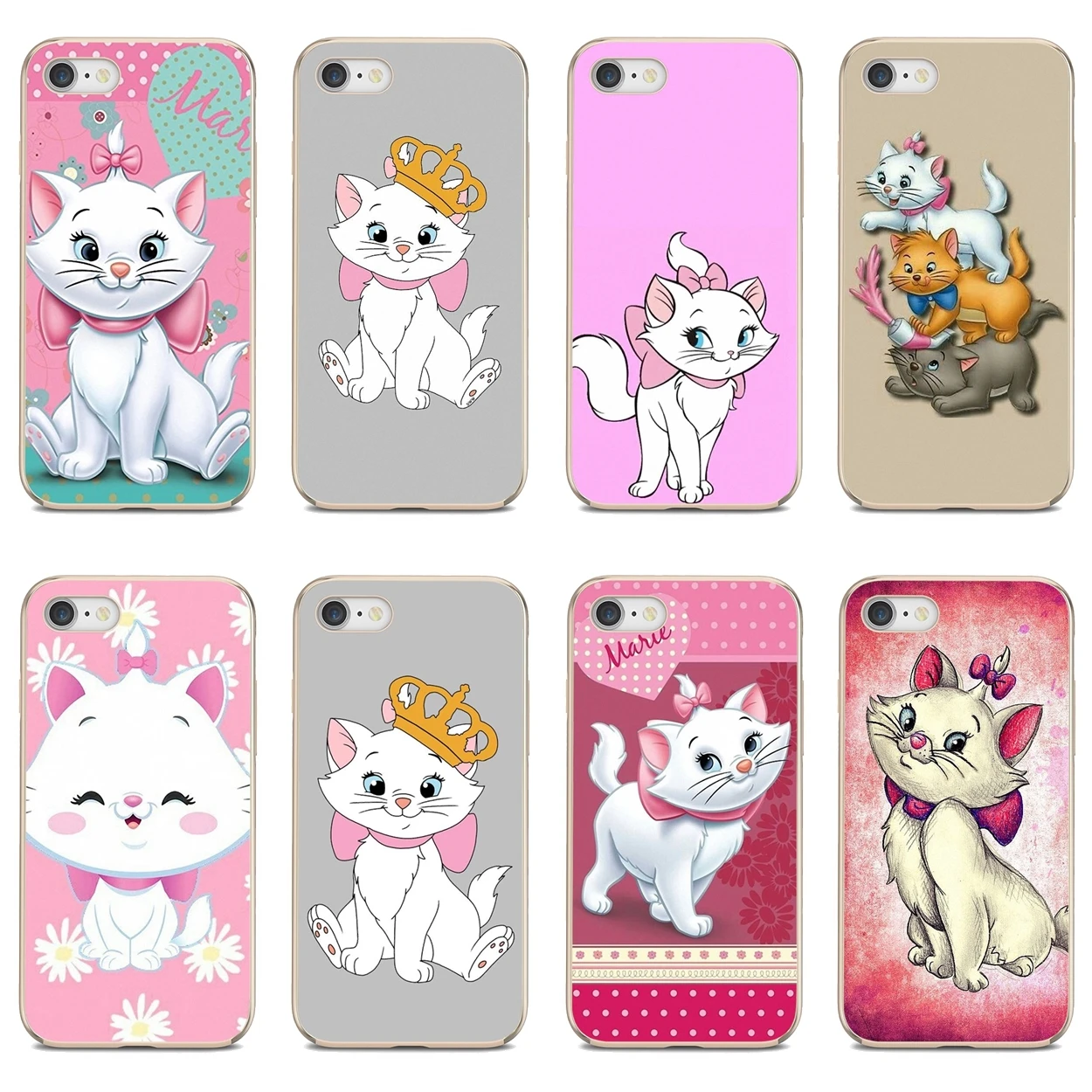 

aristocats-cat-kitty For Apple iPhone 10 11 12 Pro Mini 4S 5S SE 5C 6 6S 7 8 X XR XS Plus Max 2020 Soft Silicone TPU Case