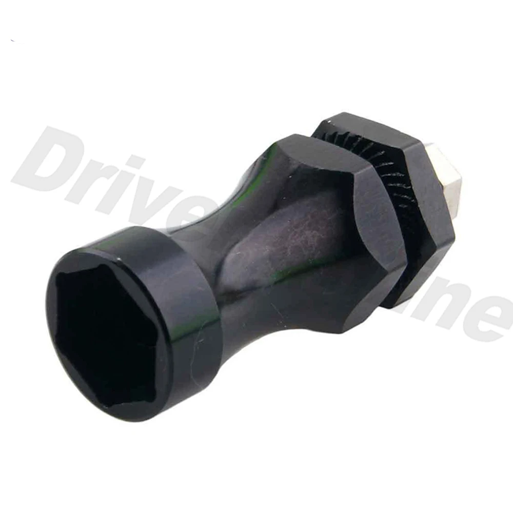 Адаптер колесного шестигранника из алюминия 30 мм, удлиненный и утолщенный, с 12 мм шестигранником и 17 мм резьбой для колес HSP 1/10 RC Car Buggy Bigfoot Truck 1/8.