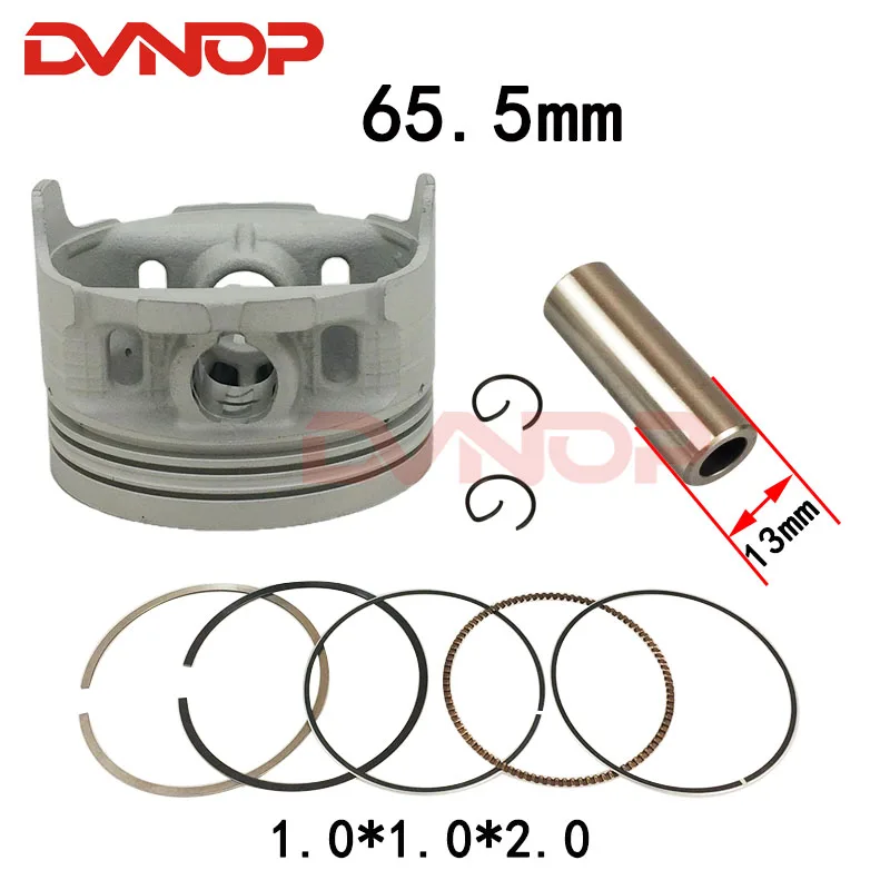 Motorcycle 65.5 mm Piston 13 Pin Ring Gasket Set For TYAN TY190 TY200 TY223 TY 223 TY250cc Bosuer CQR Dirt Bike Off-road |
