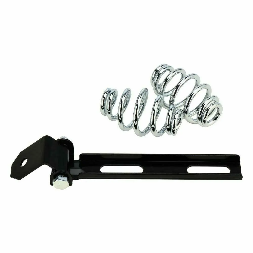 For Sportster 883 Motorcycle Seat Cushion With Spring Bracket Solo 3&quot Dyna Bobber Chopper Front mounting hardware |