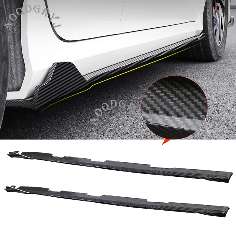 Боковые юбки из ПП комплекты кузова клавишная панель 1 пара для Honda 10th Gen Civic 4DR SEDAN
