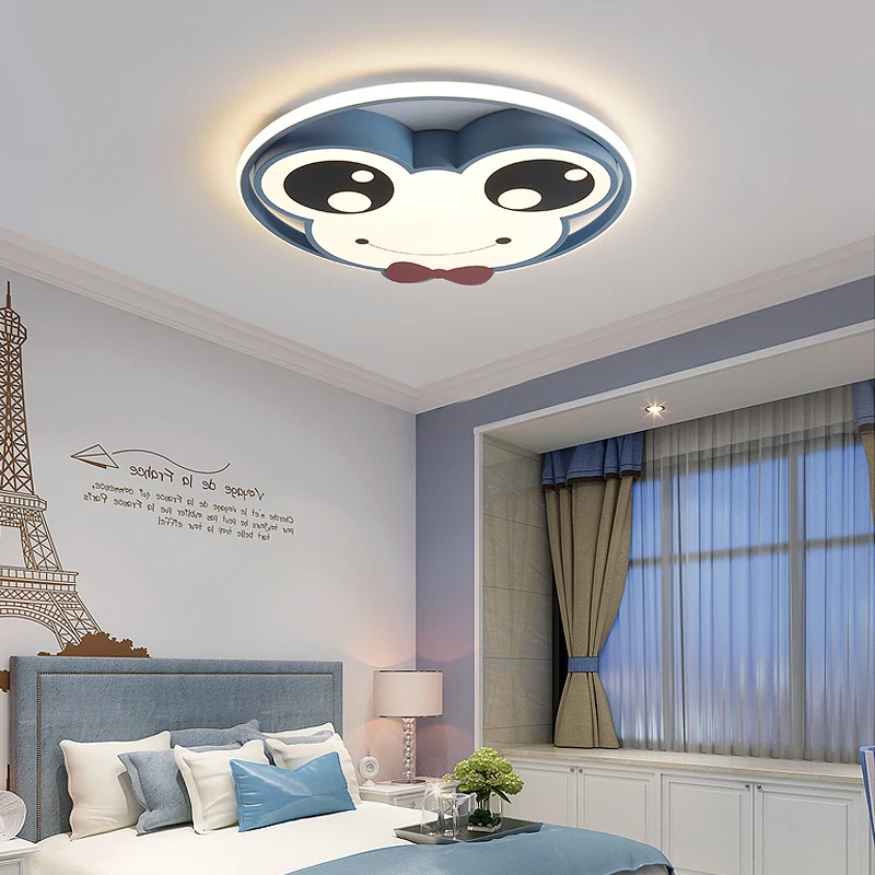 Новая современная светодиодная потолочная люстра для спальни мальчиков и